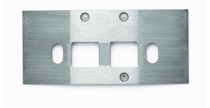 [8202020824] Placa frontal X1 Tipo H - Doble Paralelo de media pulgada