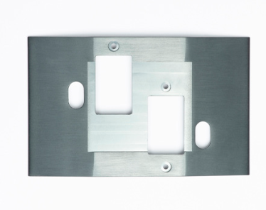 [8202020827] Placa frontal X1 Tipo H - Doble Diagonal de una pulgada