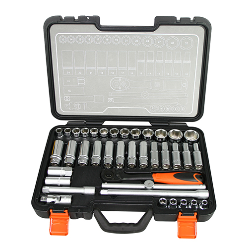 38Pcs 1/2” Socket Set