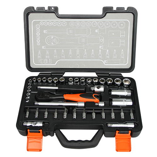 42Pcs 1/4'' & 3/8'' Socket Set