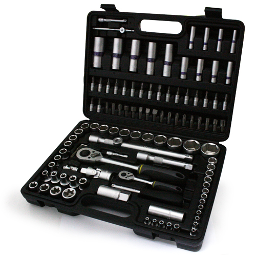 108Pcs 1/2" & 1/4" Dr. Socket Set 