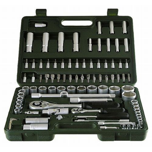 94Pcs 1/2"&1/4" Dr Superlock Socket Set