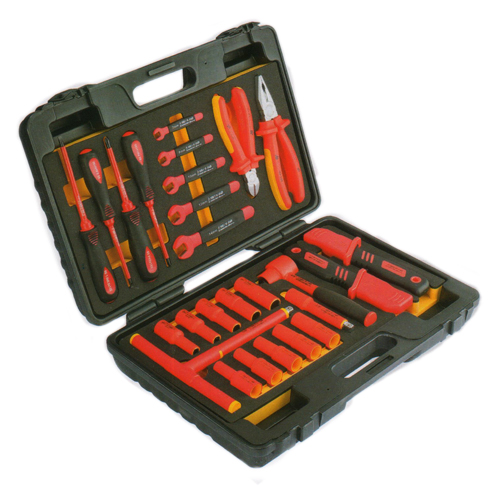 27Pcs 3/8" Dr.1000V Insulated Tool Set