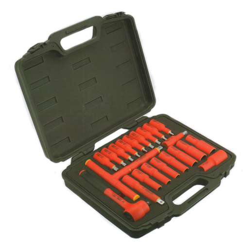 22Pcs 1/2" Dr. 1000V Insulated Tool Set