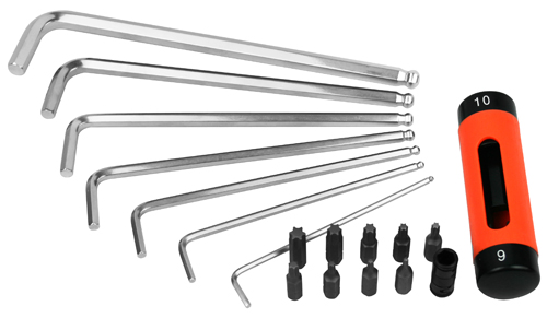 18Pcs T-Handle Hex Key & Bits Set 