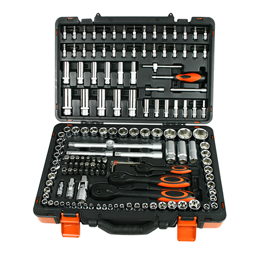 151Pcs 1/2'' & 1/4'' & 3/8'' Socket Set