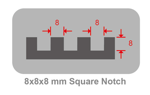 Square Notch Plaster Trowel