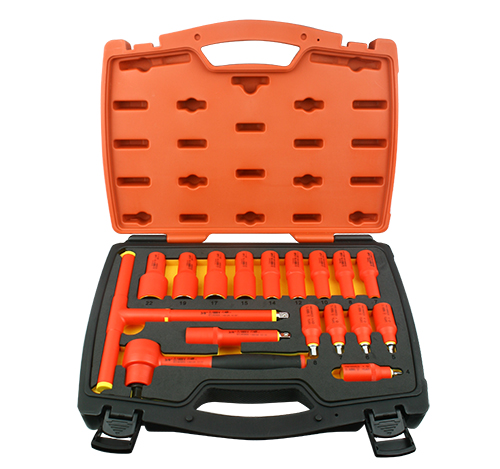 17Pcs 3/8" VDE Tool Set