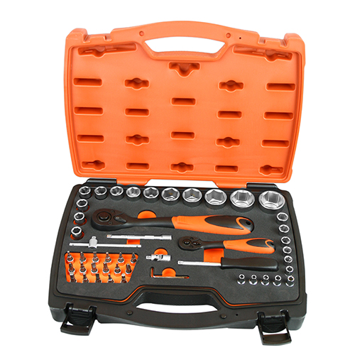 [GS-141250S] 50Pcs 1/4'' & 1/2'' Dr. Socket Set 