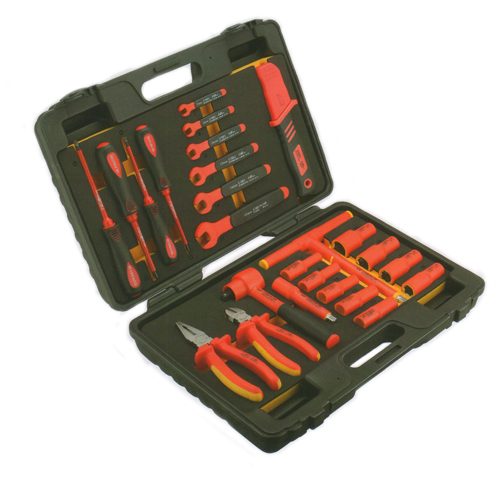 [GS-704-007] 26Pcs 3/8" Dr. 1000V Insulated Tool Set