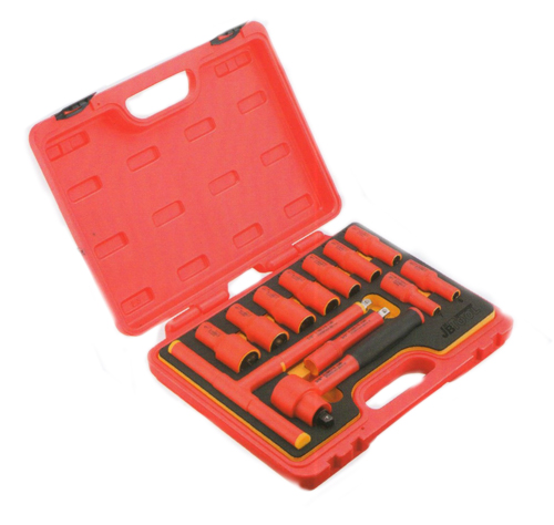 [GS-704-009] 13Pcs 3/8" Dr. 1000V Insulated Tool Set