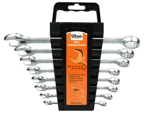 [GS-CWEF-8S0822] 8Pcs Combination Wrench Set