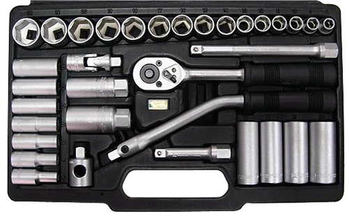 [GS-DT-10034] 34Pcs 3/8" Dr. 6PT Socket Set