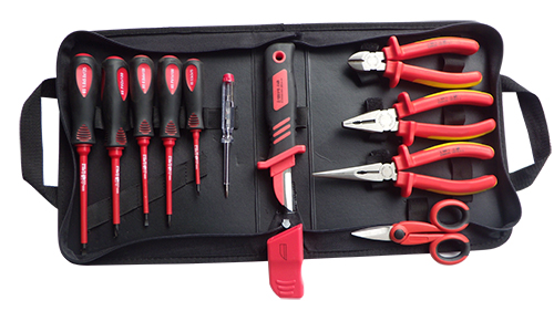 [GS-VDE-12] 12Pcs 1000V Insulated Tool Set